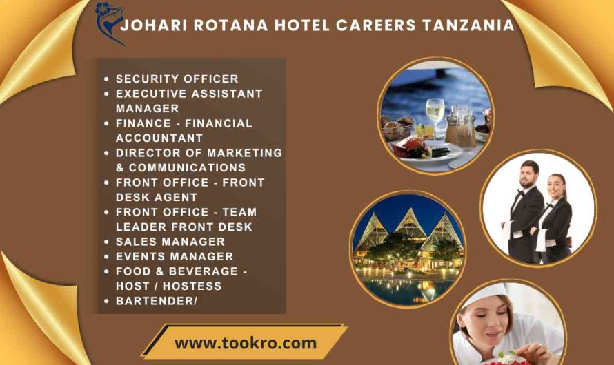 Johari Rotana Hotel Careers Tanzania