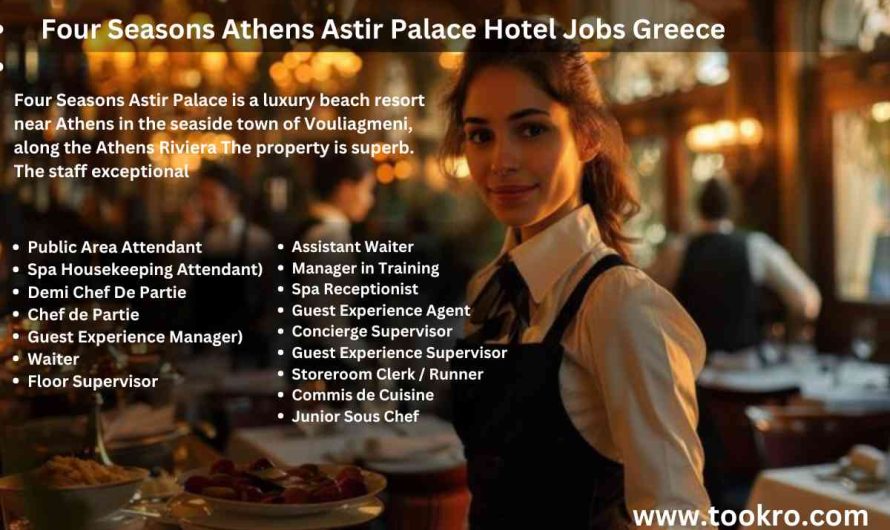 Four Seasons Athens Astir Palace Hotel Jobs Greece