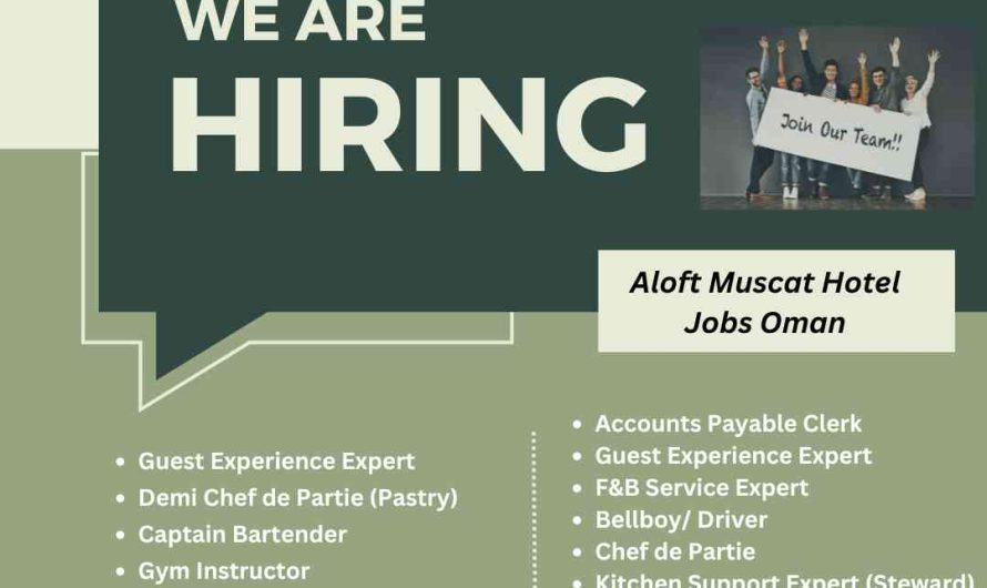 Aloft Muscat Hotel Jobs Oman