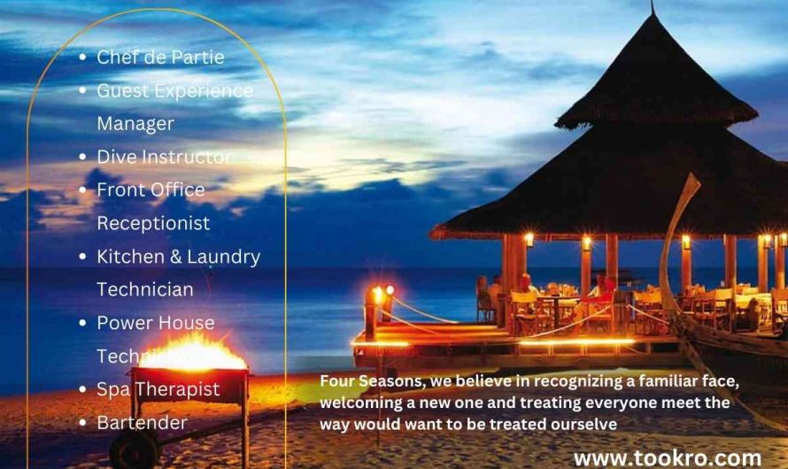 Four Season Hotel & Resort Jobs Maldives