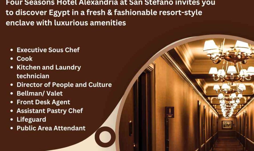 Four Season Hotel Jobs Egypt