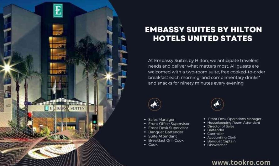 Embassy Suites by Hilton Hotels Jobs United states