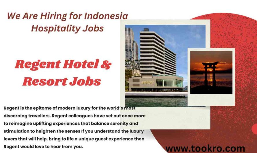 Regent Hotel & Resort Jobs Indonesia