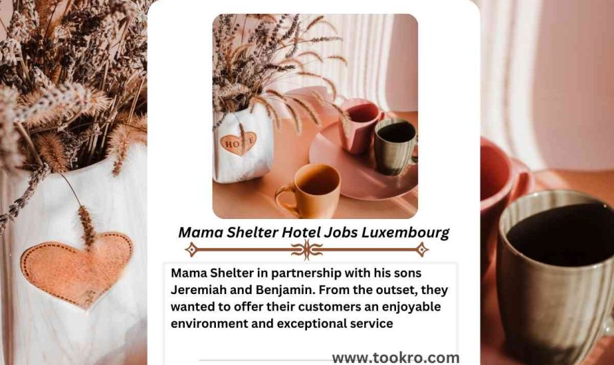 Mama Shelter Hotel Jobs Luxembourg