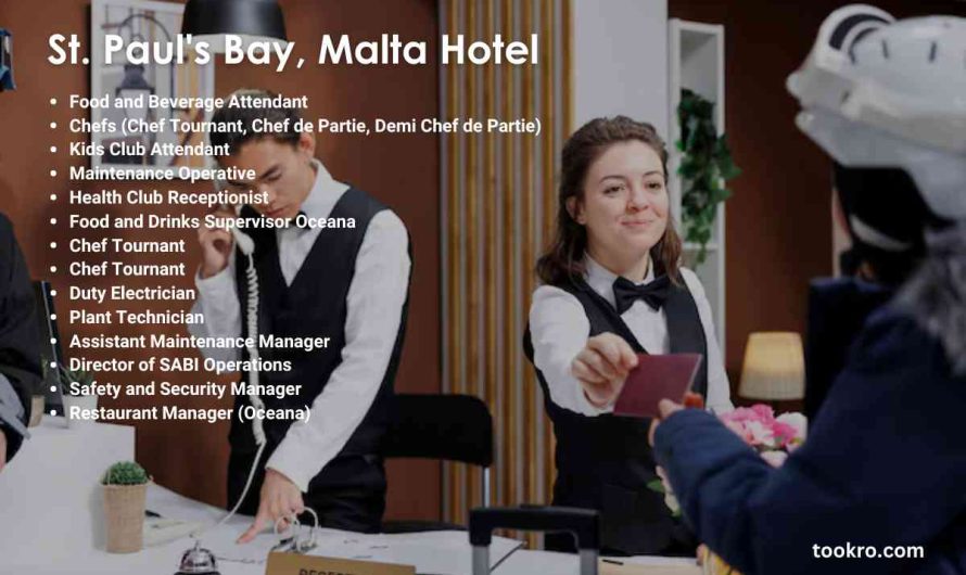 St. Paul’s Bay, Hotel Jobs Malta