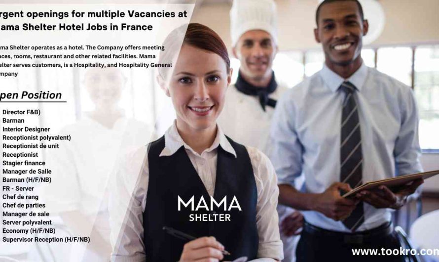 Mama Shelter Hotel & Resort Jobs France