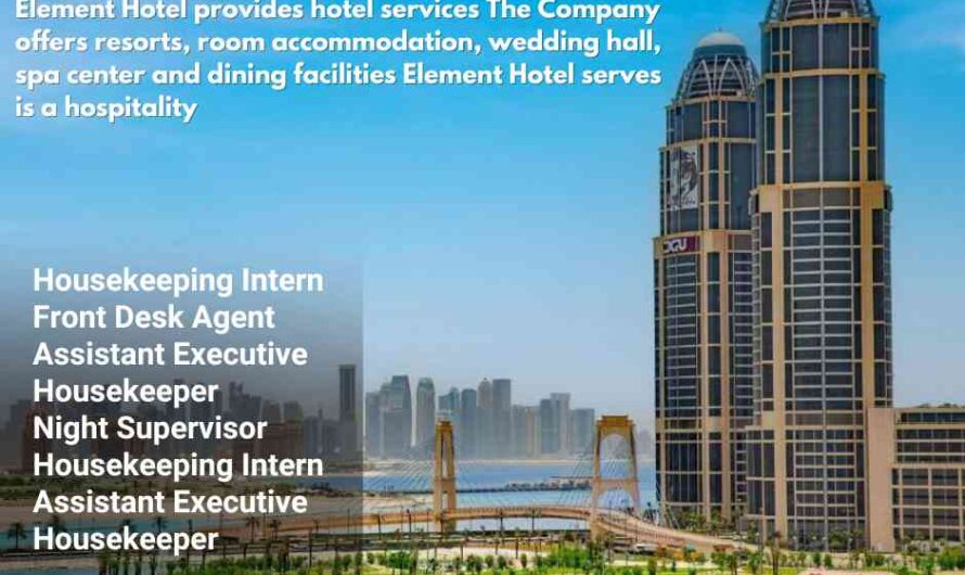 Element Hotel Jobs Qatar