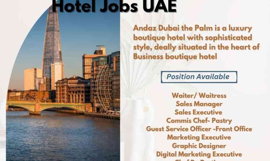 Andaz Dubai The Palm Hotel Jobs UAE