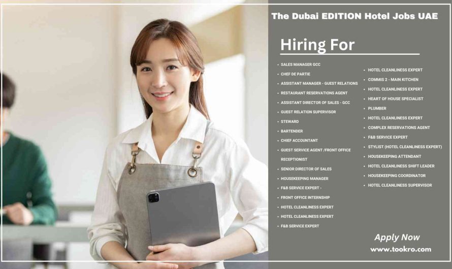 The Dubai EDITION Hotel Jobs UAE