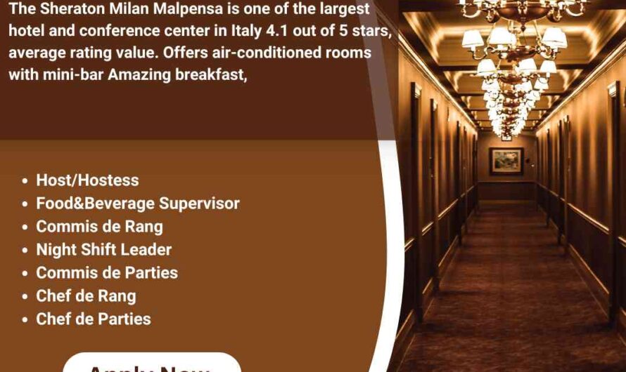 Sheraton Milan Malpensa Hotel Jobs Italy