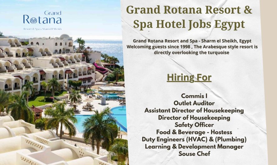 Grand Rotana Resort & Spa Hotel Jobs Egypt