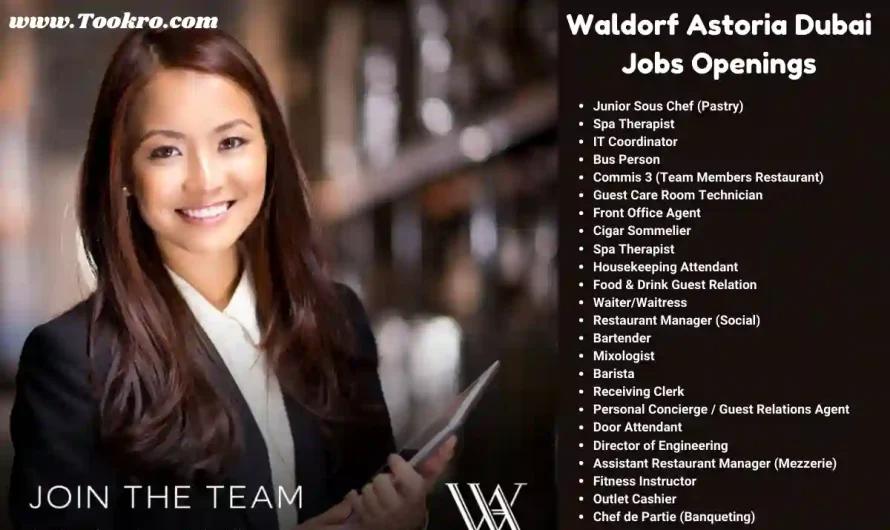 Waldorf Astoria Dubai Jobs
