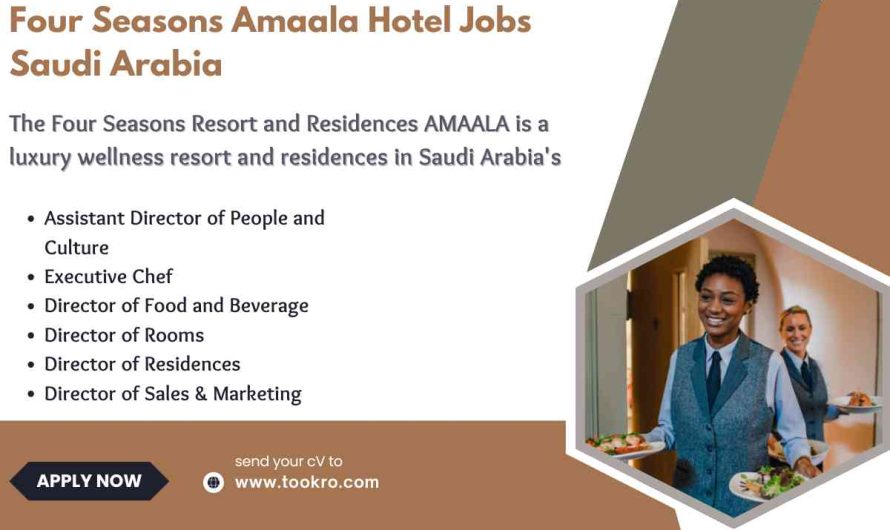Four Seasons Amaala Hotel Jobs Saudi Arabia