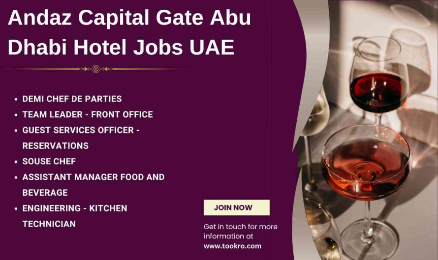 Andaz Capital Gate Abu Dhabi Hotel Jobs UAE