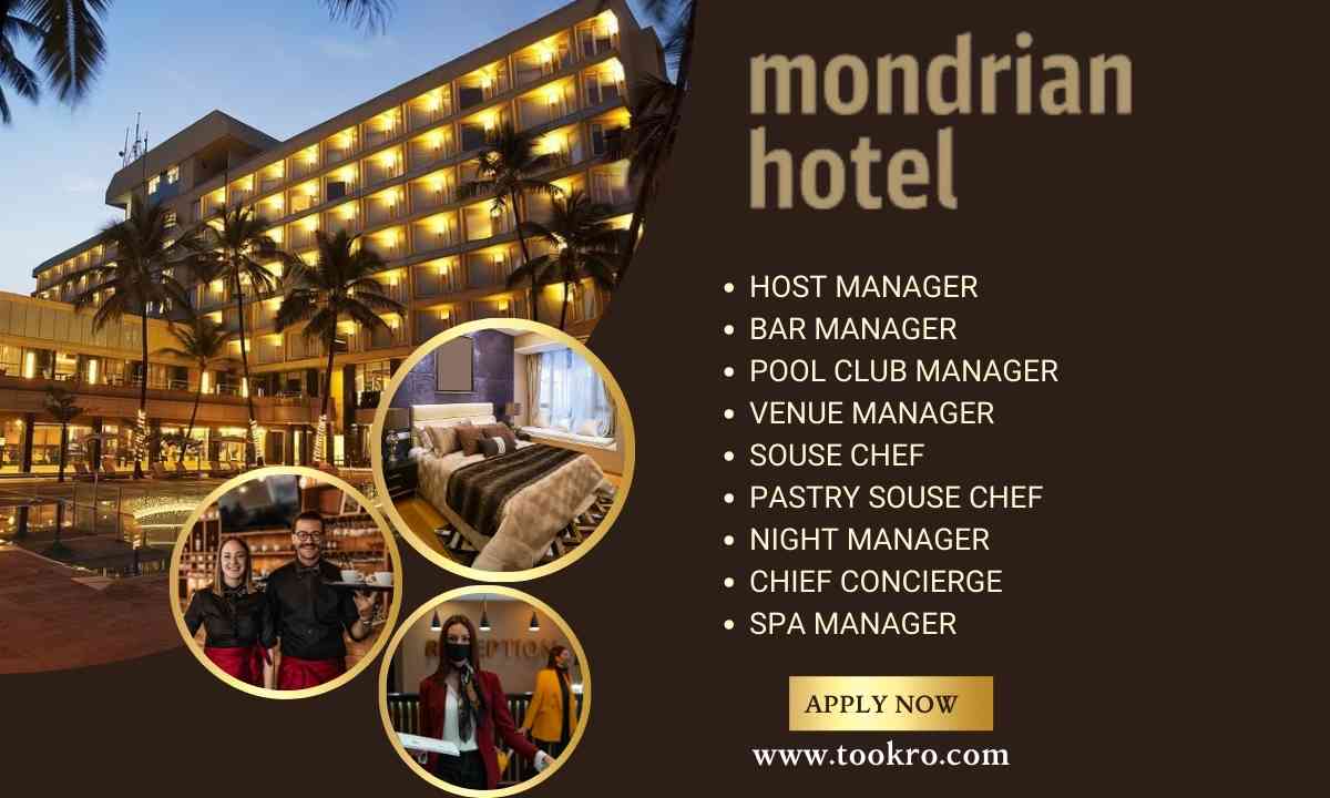 Mondrian Hotel Jobs Australia