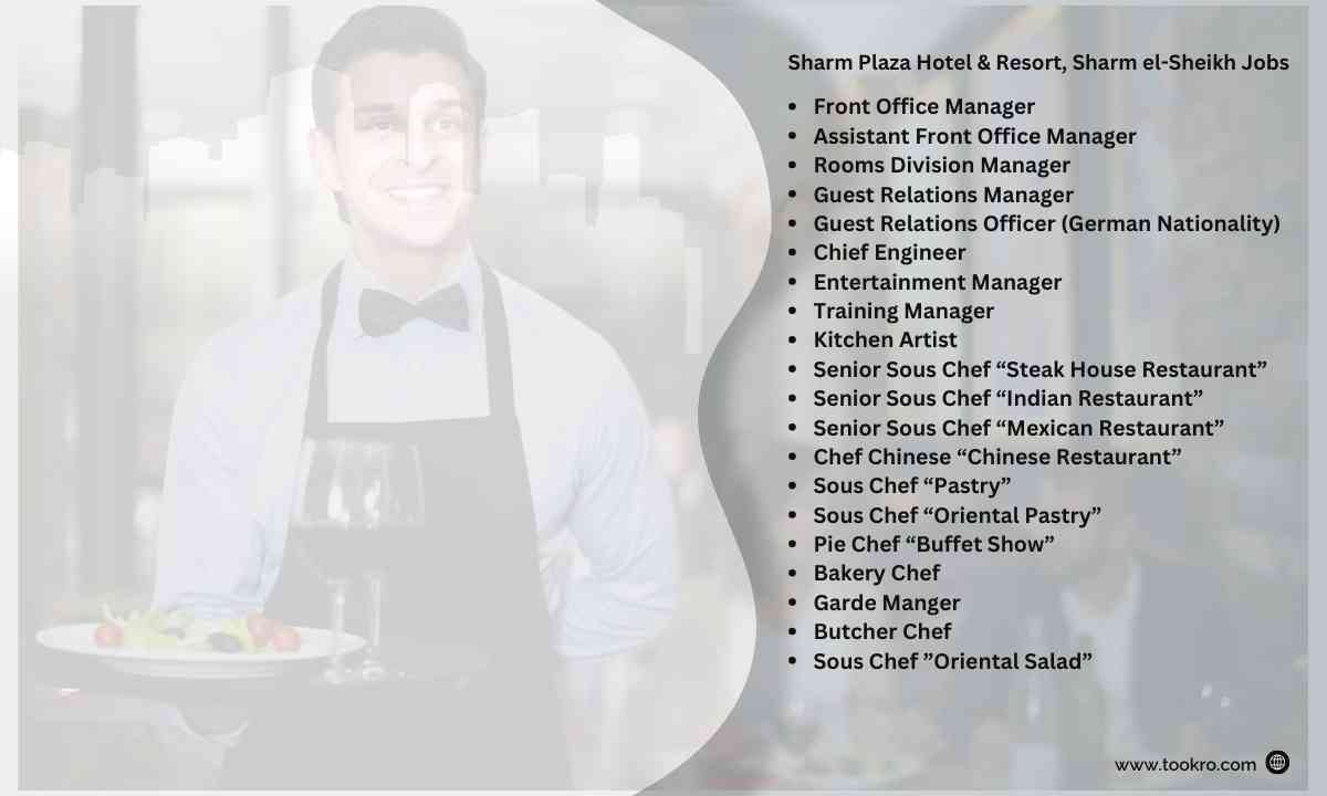 Sharm Plaza Hotel & Resort, Sharm el-Sheikh Jobs