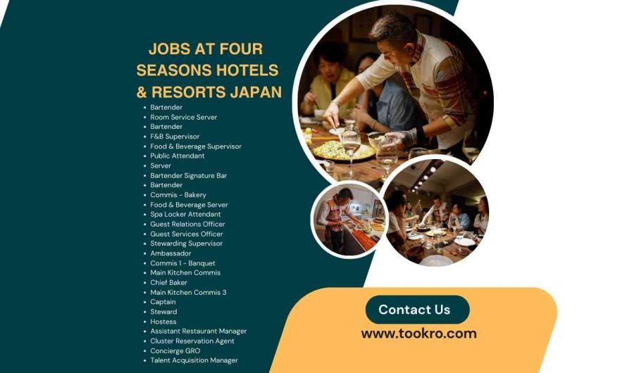 Jobs at Four Seasons Hotels and Resorts Japan