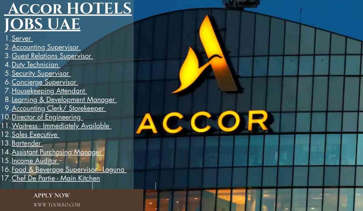 Accor HOTELS JOBS UAE