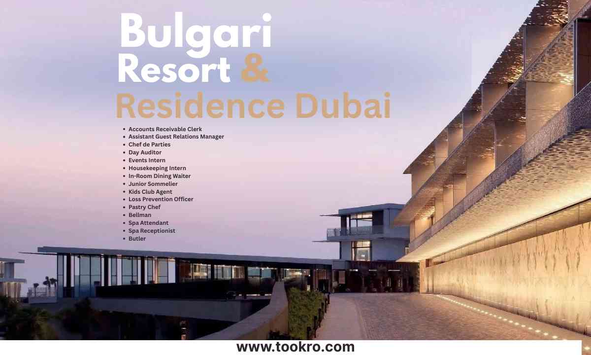 Bulgari Hotel & Resort Jobs UAE