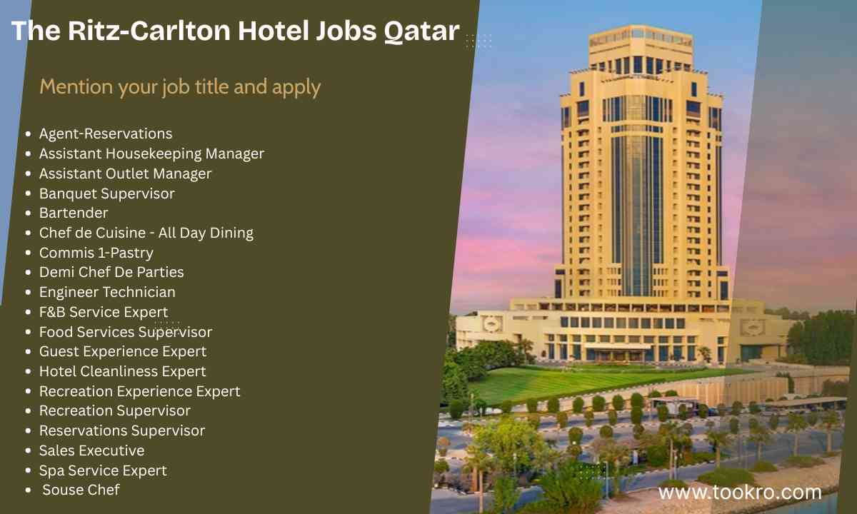 The Ritz-Carlton Hotel Jobs Qatar