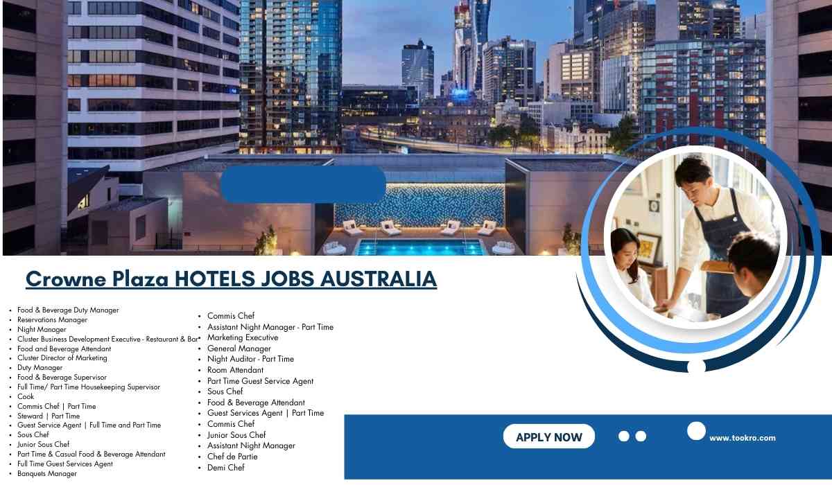 Crowne Plaza HOTELS JOBS AUSTRALIA