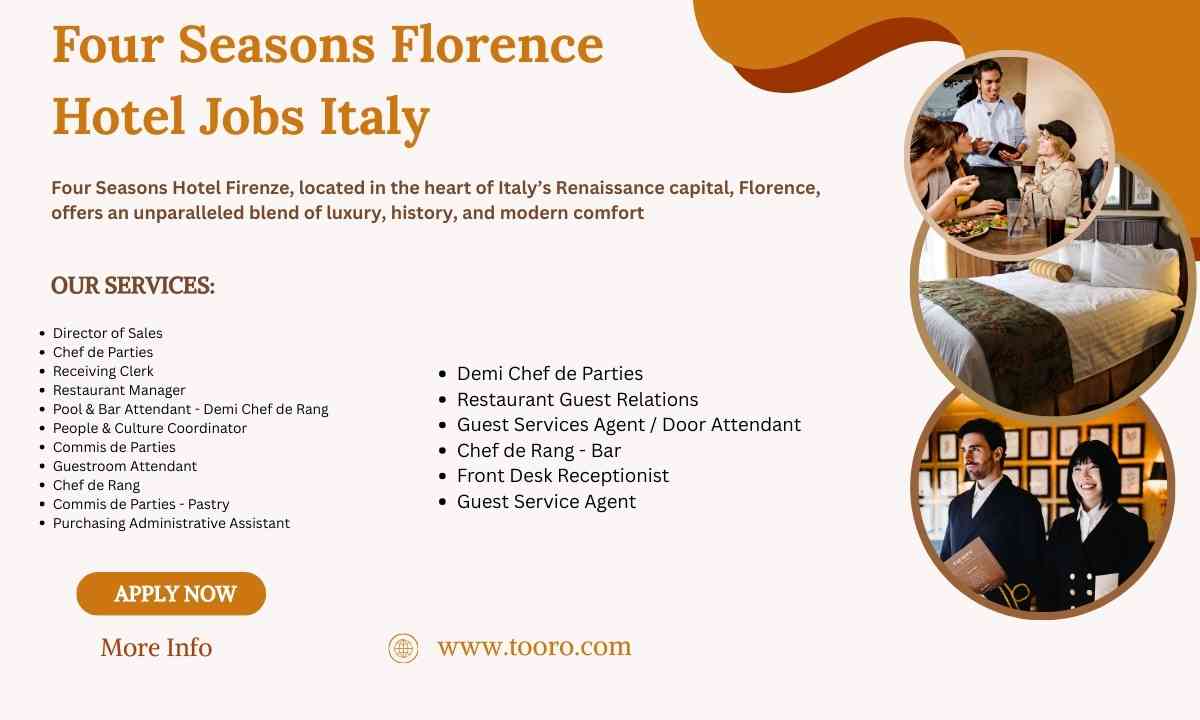 Four Seasons Florence Hotel Jobs Italy