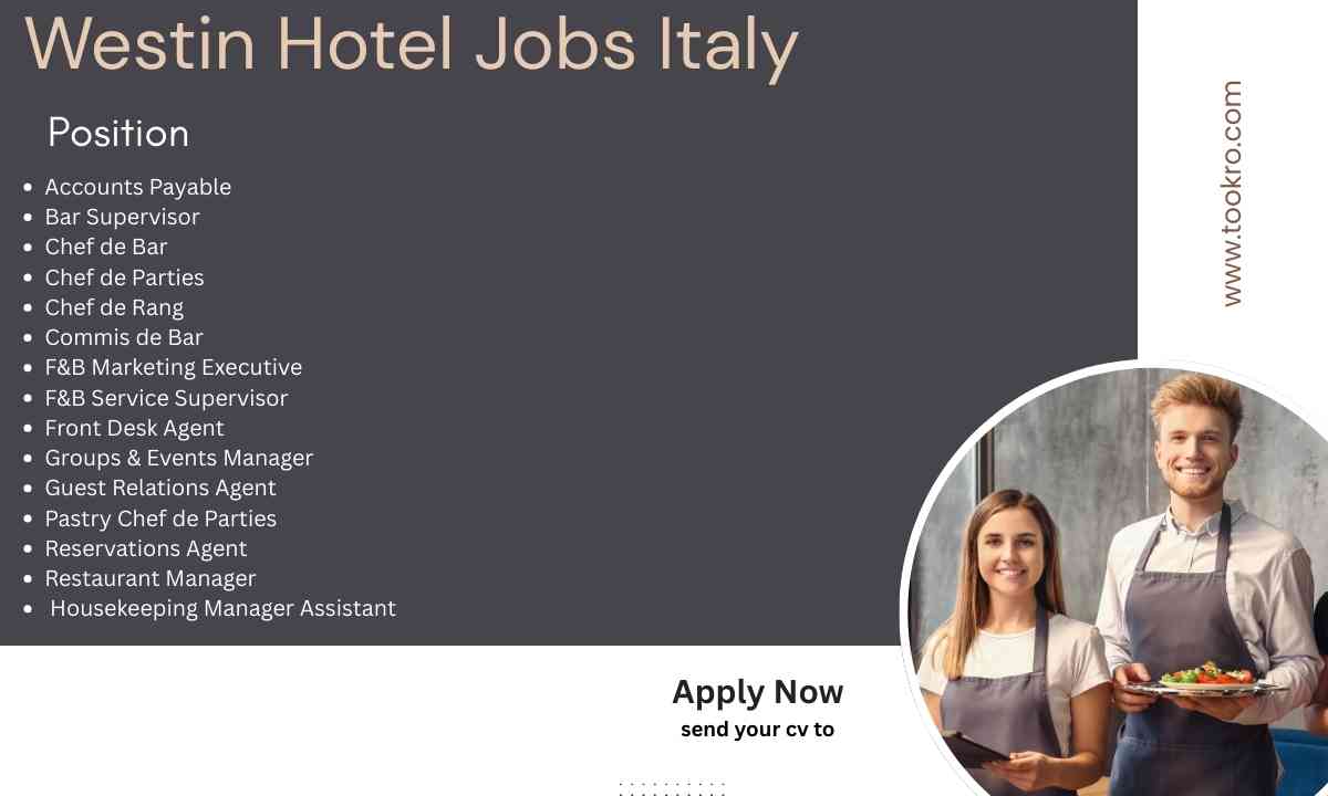 Westin Hotel Jobs Italy