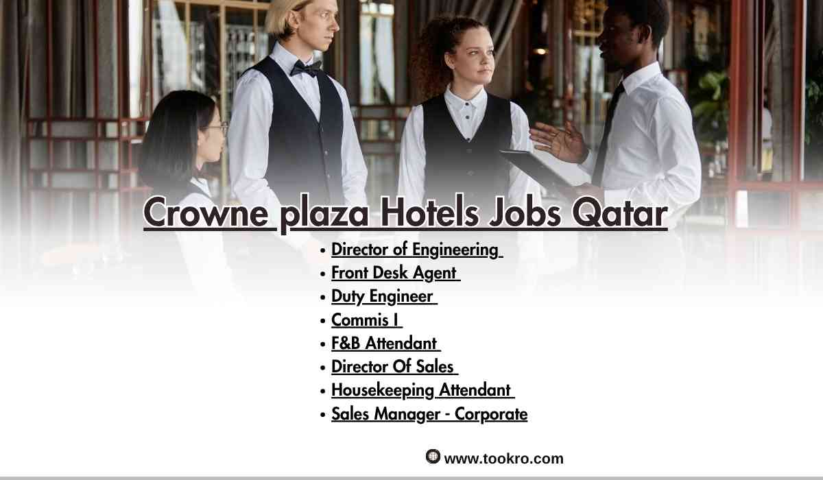 Crowne plaza Hotels Jobs Qatar
