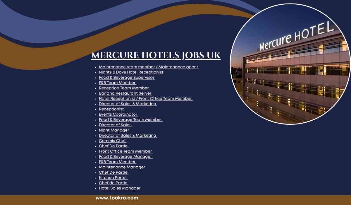MERCURE HOTELS JOBS UK