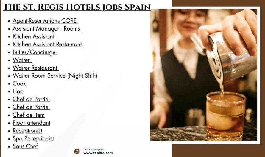 The St. Regis Hotels jobs Spain
