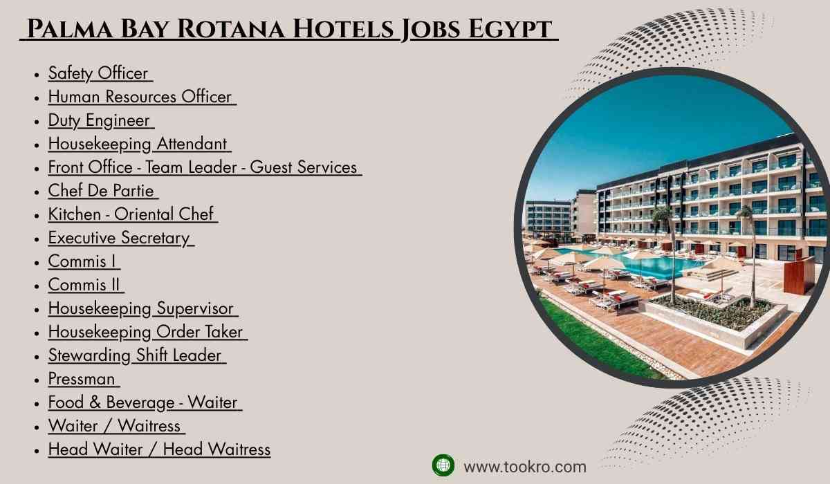  Palma Bay Rotana Hotels Jobs Egypt
