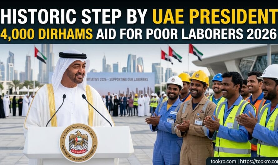 Historic UAE Initiative: 4,000 Dirhams Financial Aid for Low-Income Laborers